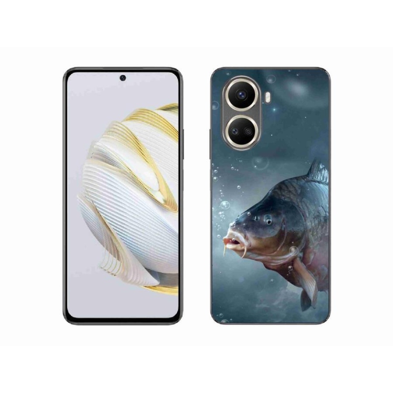 Gelový kryt mmCase na mobil Huawei Nova 10 SE - kapr a bublinky
