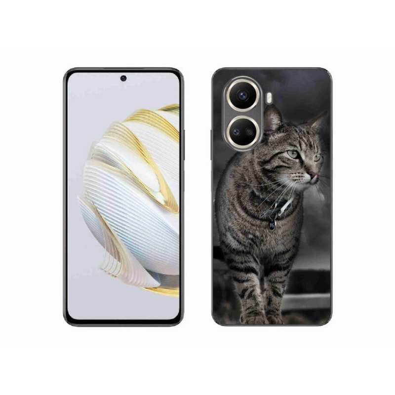 Gelový kryt mmCase na mobil Huawei Nova 10 SE - kočka