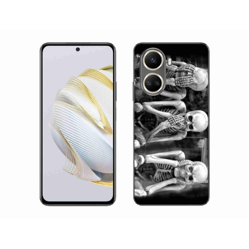Gelový kryt mmCase na mobil Huawei Nova 10 SE - kostlivci