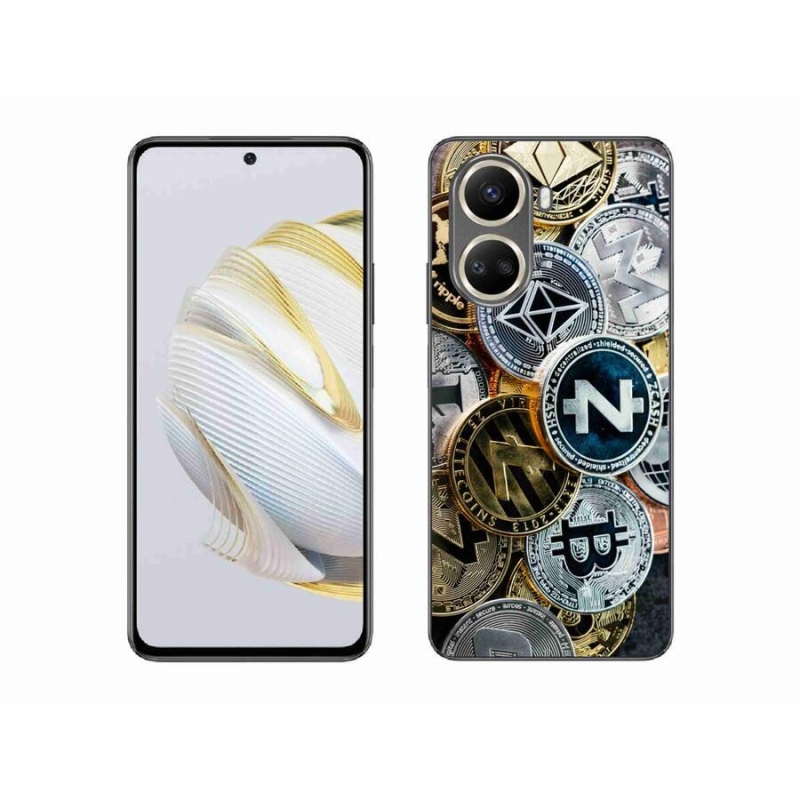 Gelový kryt mmCase na mobil Huawei Nova 10 SE - kryptoměny