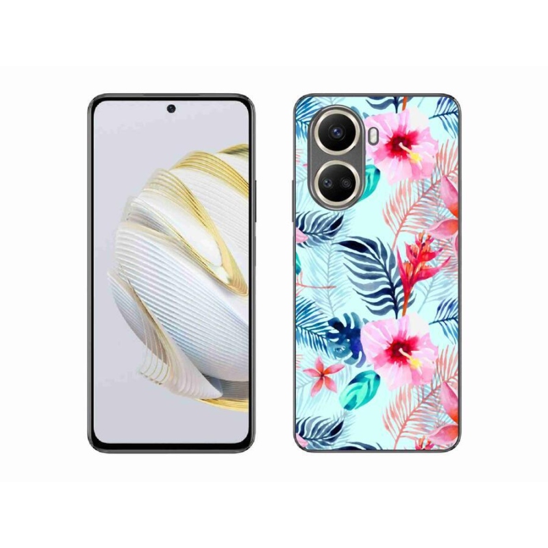 Gelový kryt mmCase na mobil Huawei Nova 10 SE - květiny