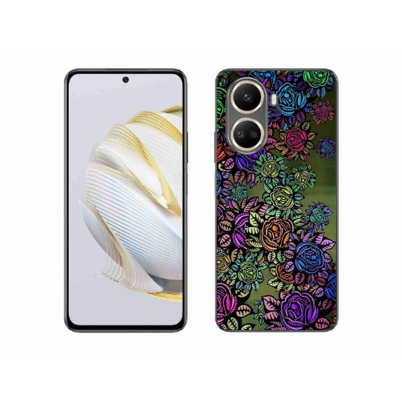 Gelový kryt mmCase na mobil Huawei Nova 10 SE - květiny 6