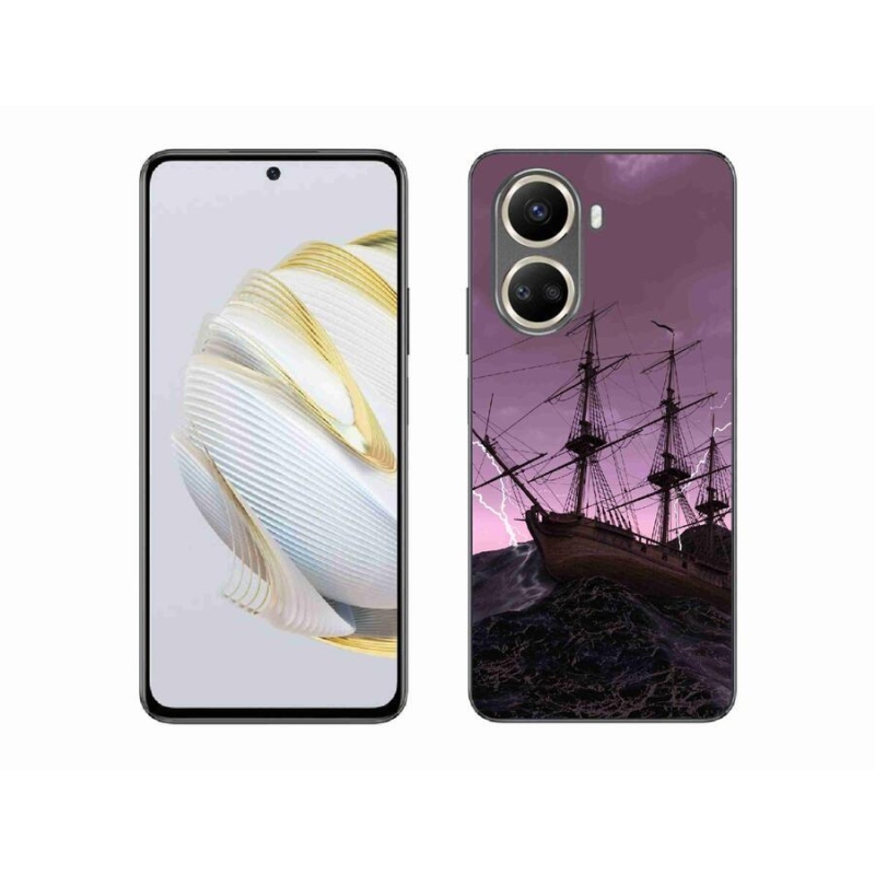 Gelový kryt mmCase na mobil Huawei Nova 10 SE - loď v bouři