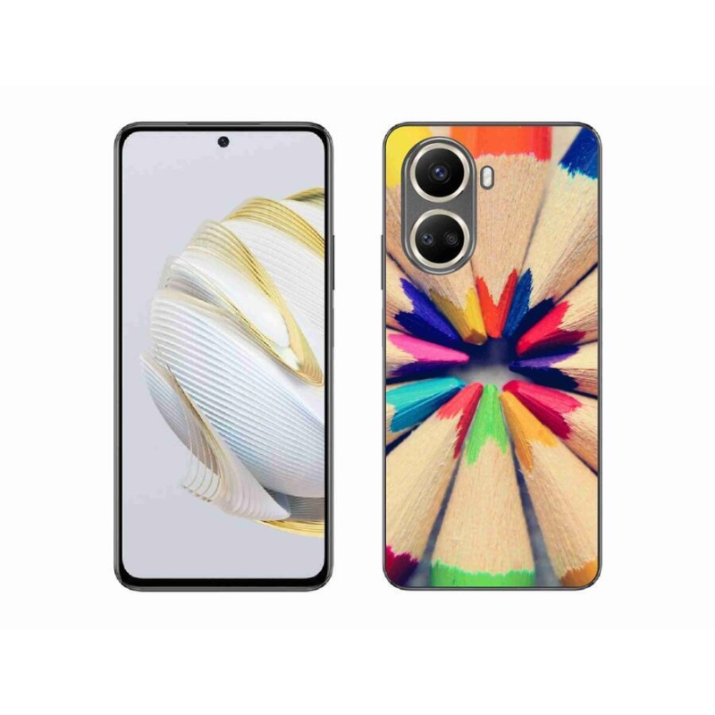 Gelový kryt mmCase na mobil Huawei Nova 10 SE - pastelky
