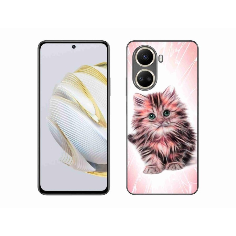 Gelový kryt mmCase na mobil Huawei Nova 10 SE - roztomilé kotě