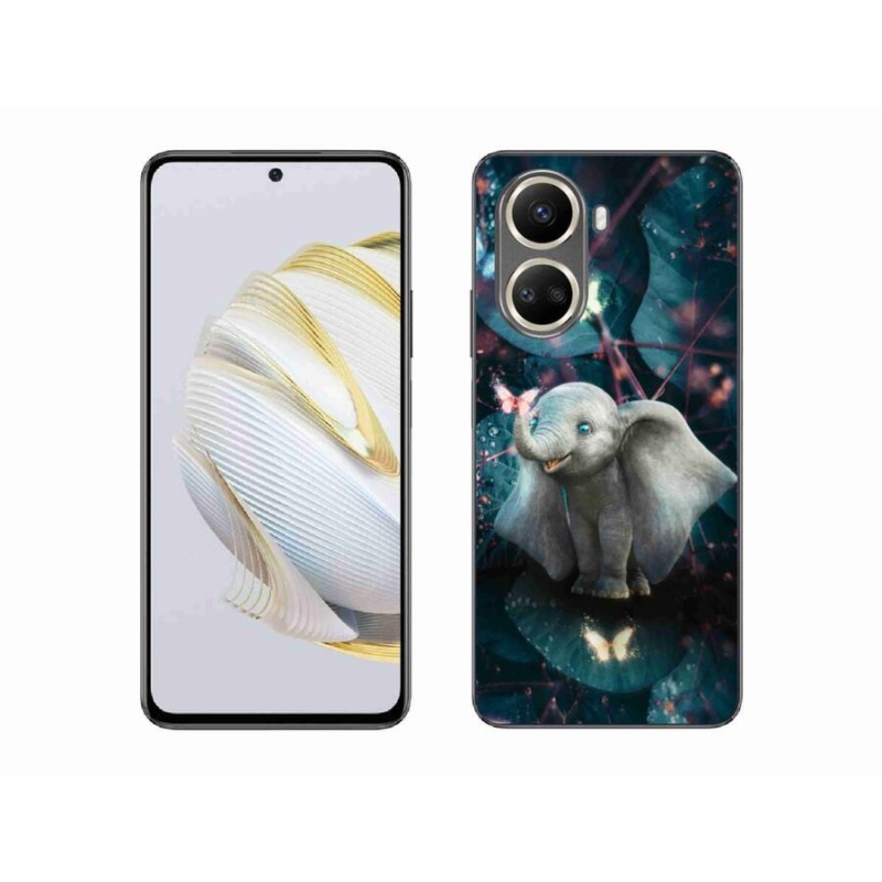 Gelový kryt mmCase na mobil Huawei Nova 10 SE - roztomilý slon