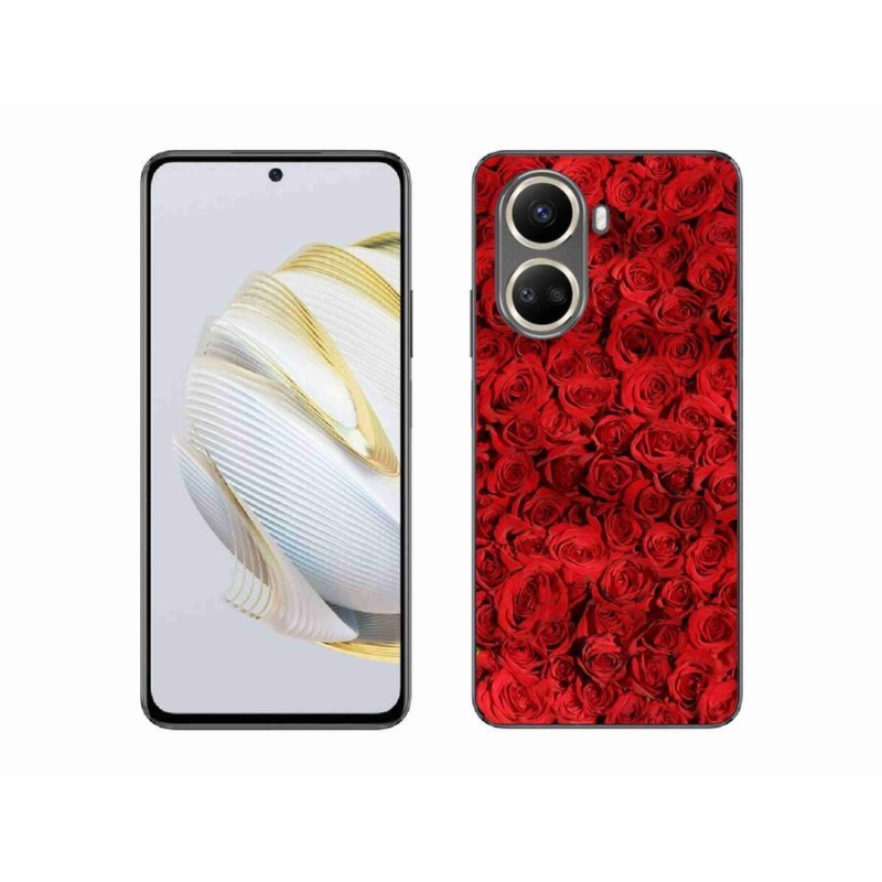 Gelový kryt mmCase na mobil Huawei Nova 10 SE - růže