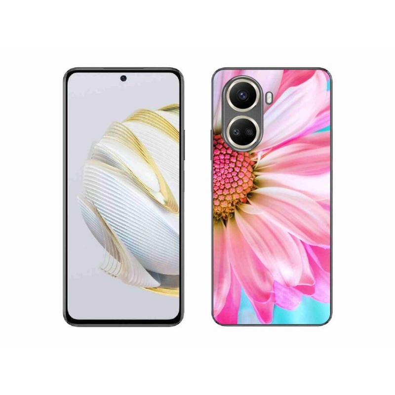 Gelový kryt mmCase na mobil Huawei Nova 10 SE - růžová květina