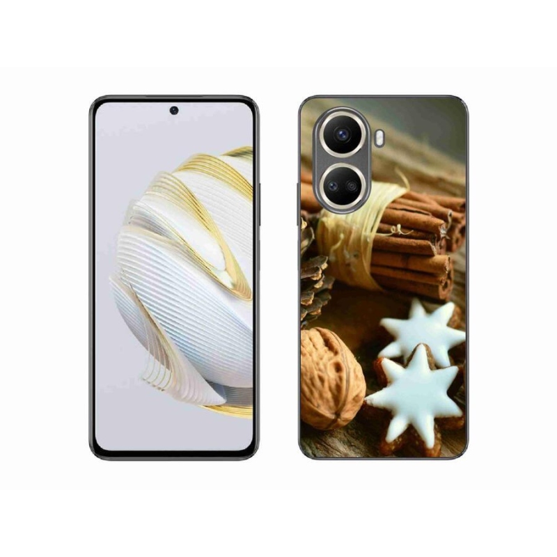 Gelový kryt mmCase na mobil Huawei Nova 10 SE - skořice a perníčky