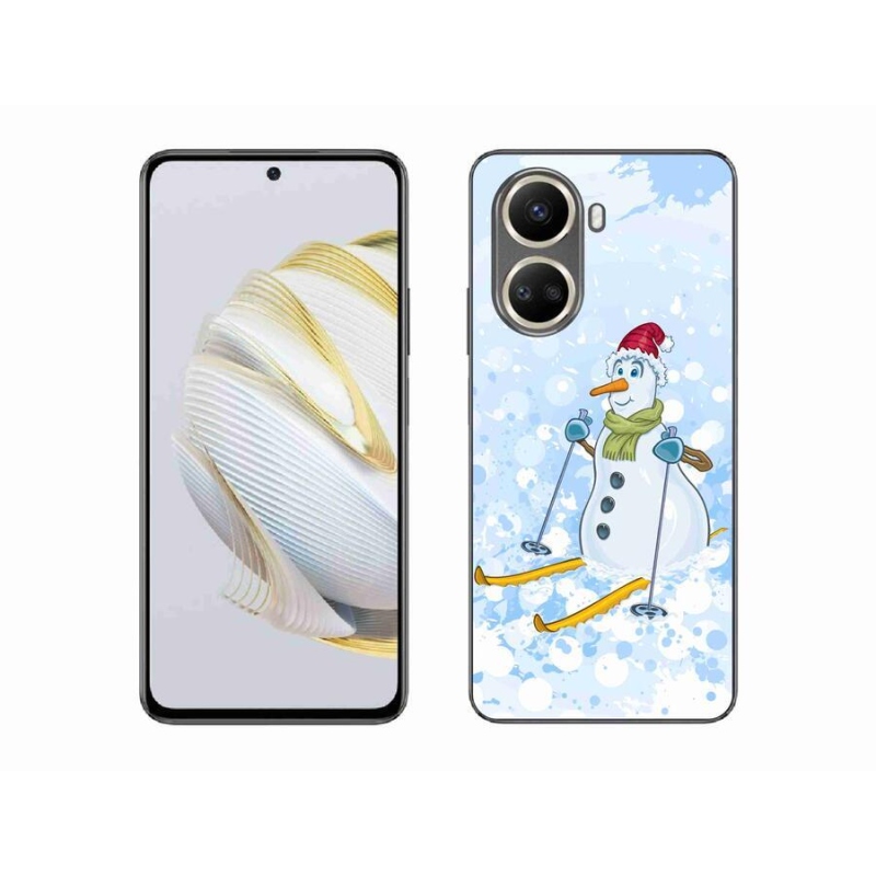 Gelový kryt mmCase na mobil Huawei Nova 10 SE - sněhulák