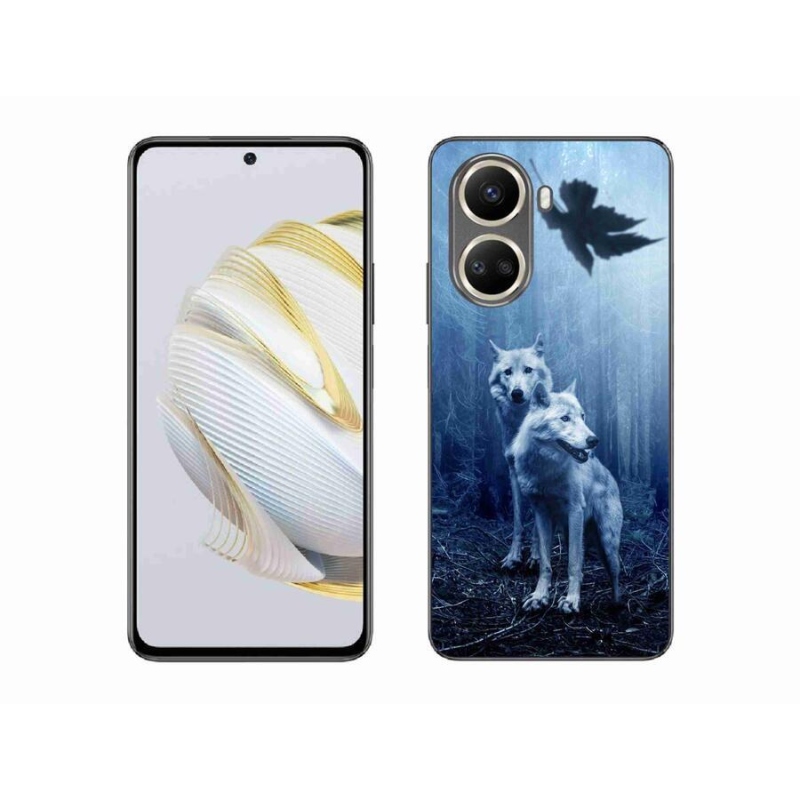 Gelový kryt mmCase na mobil Huawei Nova 10 SE - vlci v lese