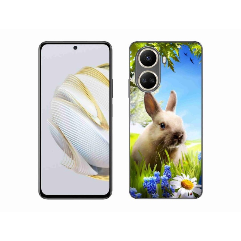 Gelový kryt mmCase na mobil Huawei Nova 10 SE - zajíček