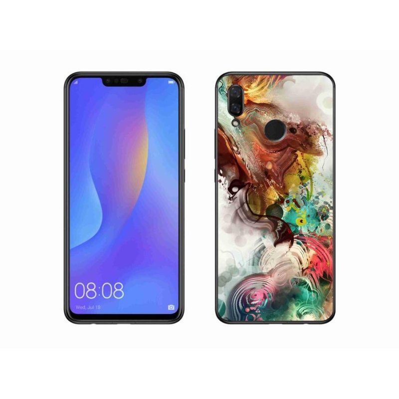 Gelový kryt mmCase na mobil Huawei Nova 3 - abstrakt 1