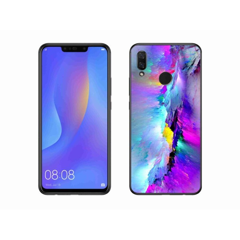 Gelový kryt mmCase na mobil Huawei Nova 3 - abstrakt