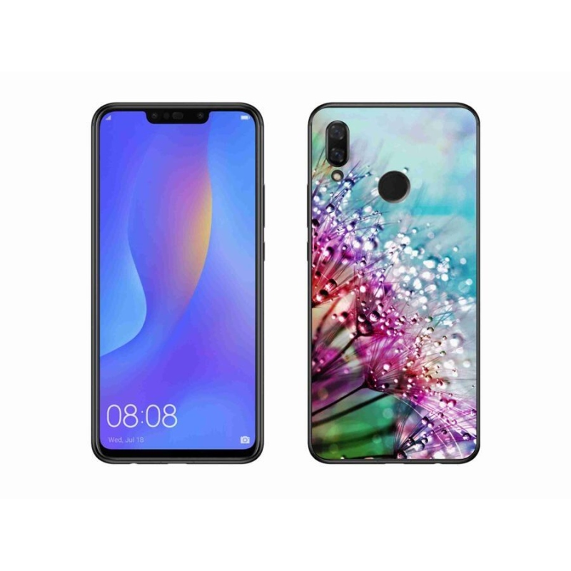Gelový kryt mmCase na mobil Huawei Nova 3 - barevné květy