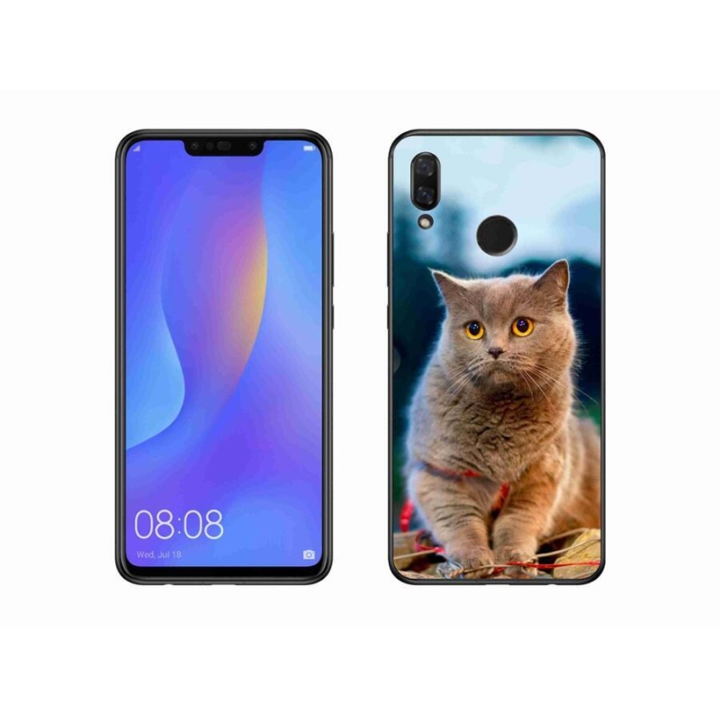 Gelový kryt mmCase na mobil Huawei Nova 3 - britská modrá 2