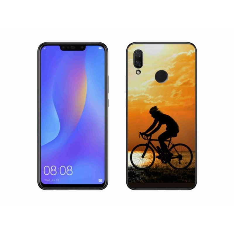 Gelový kryt mmCase na mobil Huawei Nova 3 - cyklovýlet