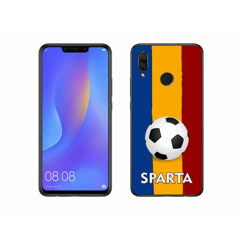 Gelový kryt mmCase na mobil Huawei Nova 3 - fotbal 1