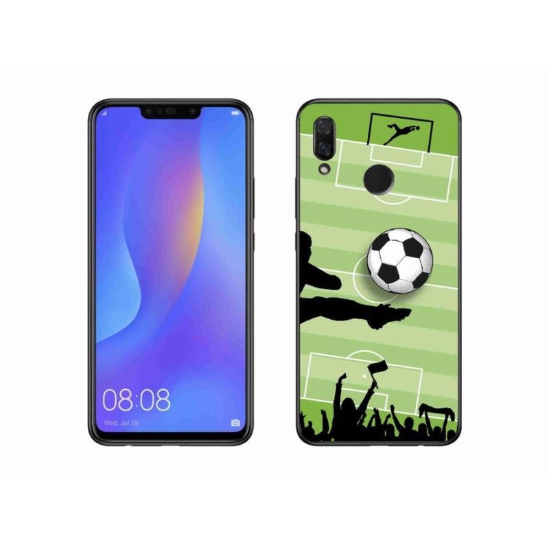 Gelový kryt mmCase na mobil Huawei Nova 3 - fotbal 3