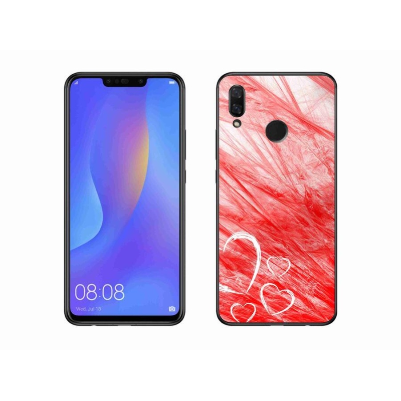 Gelový kryt mmCase na mobil Huawei Nova 3 - heart