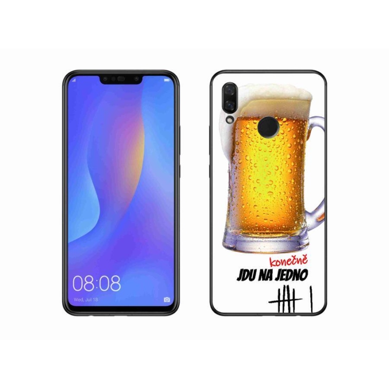 Gelový kryt mmCase na mobil Huawei Nova 3 - jdu na jedno