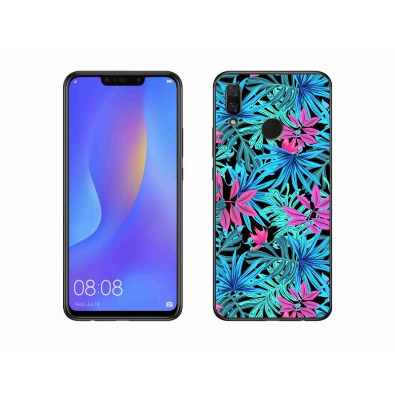 Gelový kryt mmCase na mobil Huawei Nova 3 - květiny 3