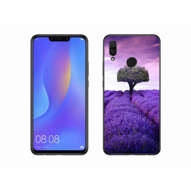 Gelový kryt mmCase na mobil Huawei Nova 3 - levandulová louka