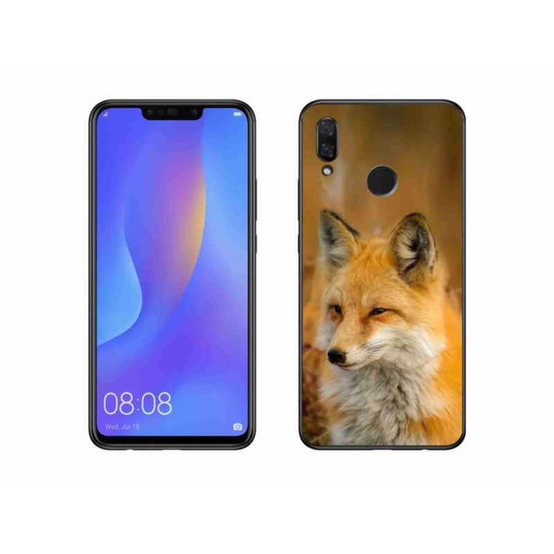 Gelový kryt mmCase na mobil Huawei Nova 3 - liška