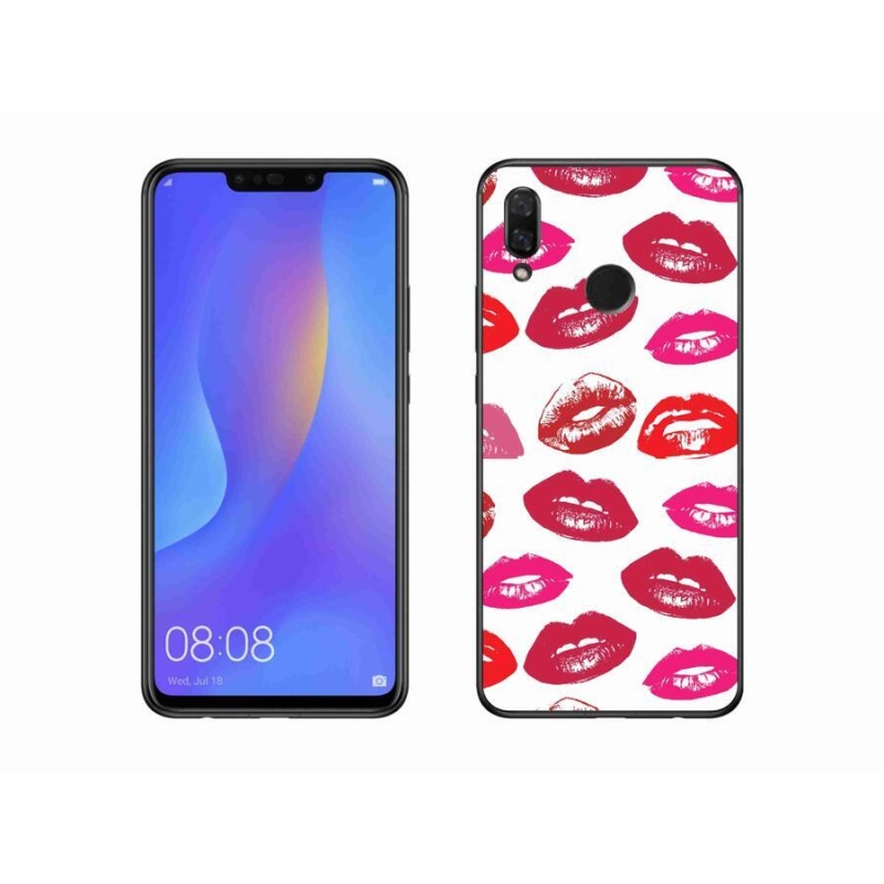 Gelový kryt mmCase na mobil Huawei Nova 3 - rty