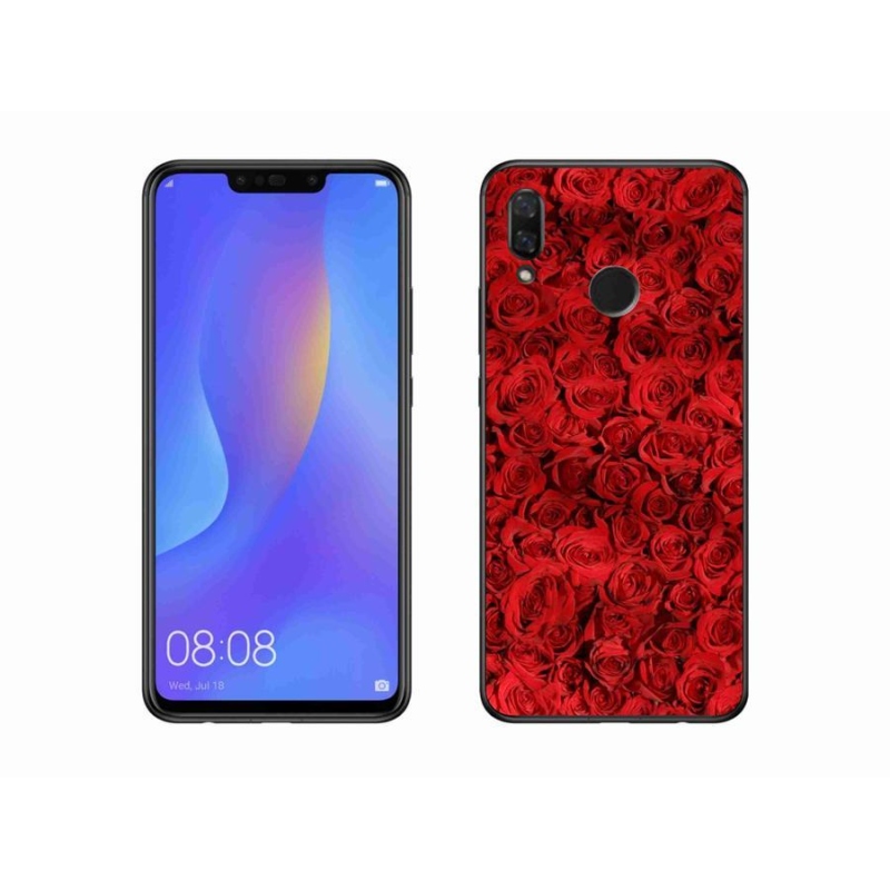 Gelový kryt mmCase na mobil Huawei Nova 3 - růže