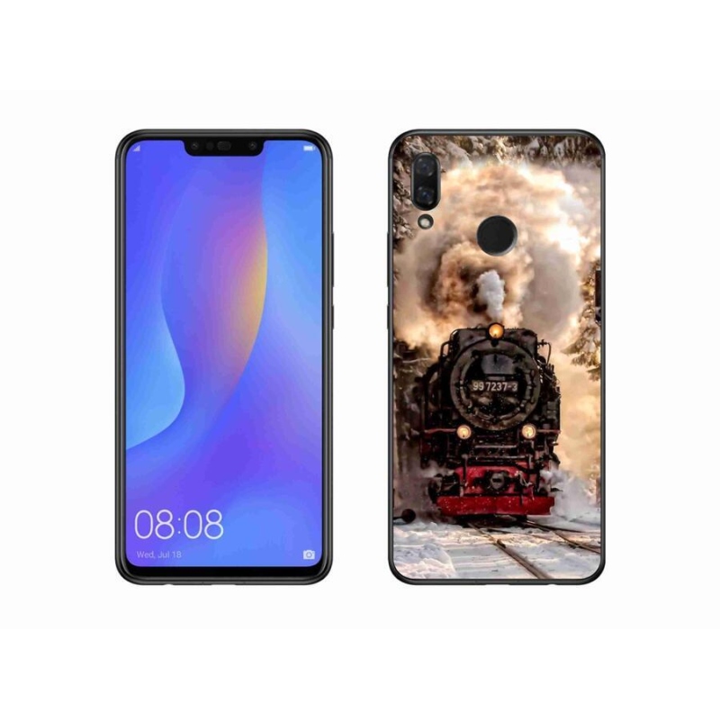Gelový kryt mmCase na mobil Huawei Nova 3 - vlak
