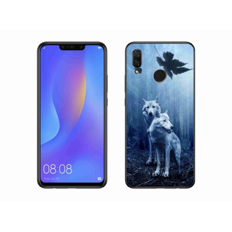 Gelový kryt mmCase na mobil Huawei Nova 3 - vlci v lese