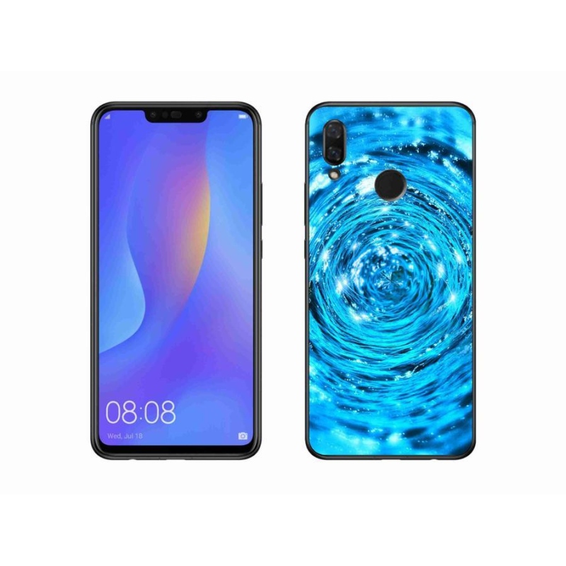 Gelový kryt mmCase na mobil Huawei Nova 3 - vodní vír