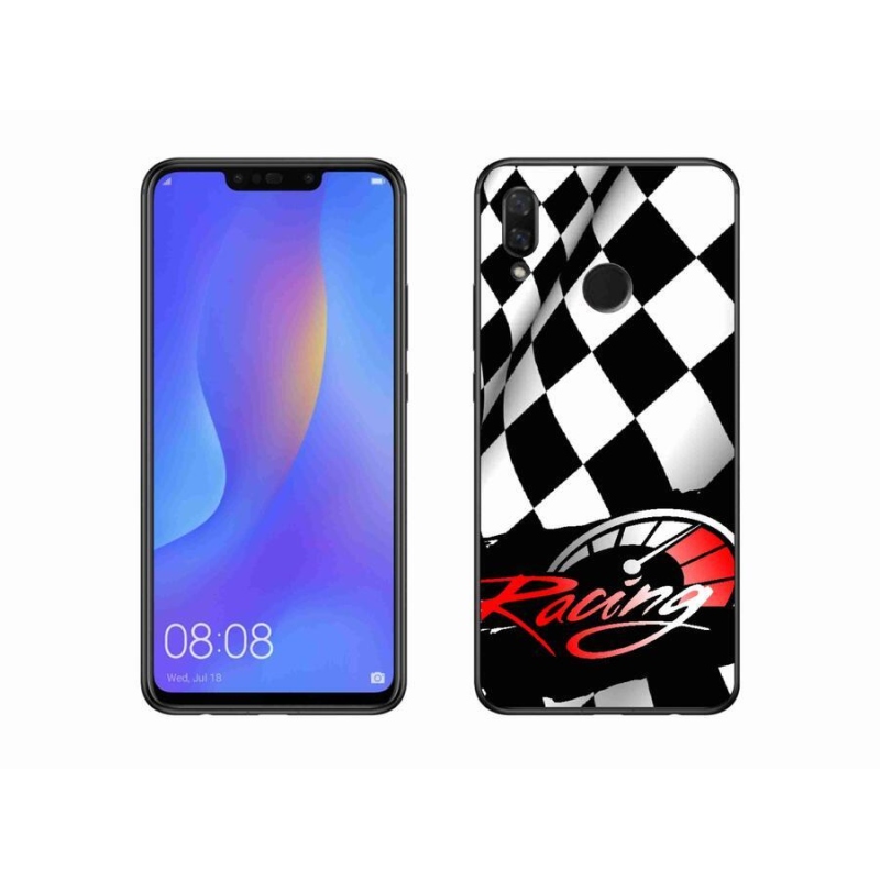 Gelový kryt mmCase na mobil Huawei Nova 3 - závodění
