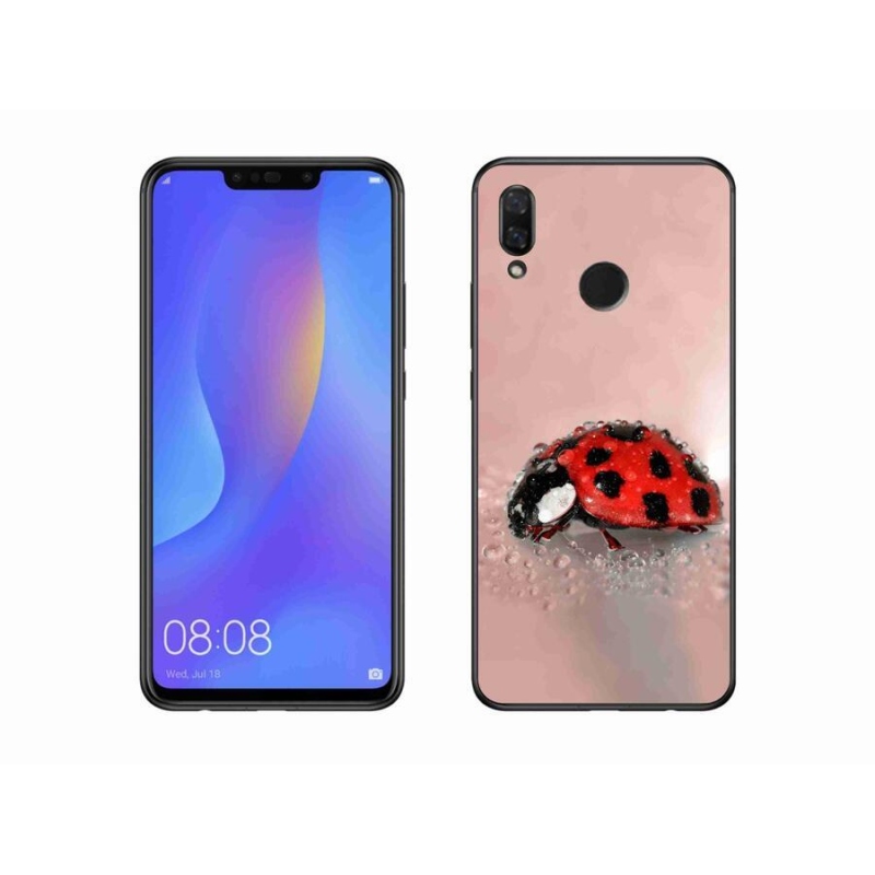 Gelový kryt mmCase na mobil Huawei Nova 3i - beruška