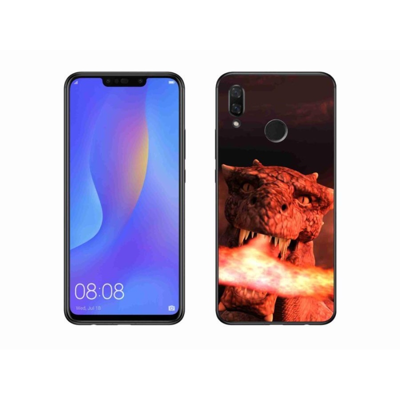 Gelový kryt mmCase na mobil Huawei Nova 3i - drak
