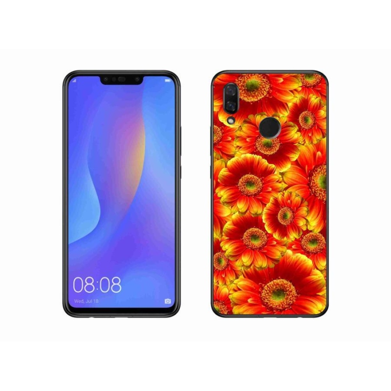 Gelový kryt mmCase na mobil Huawei Nova 3i - gerbera 1