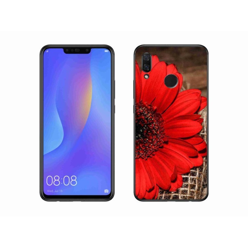 Gelový kryt mmCase na mobil Huawei Nova 3i - gerbera