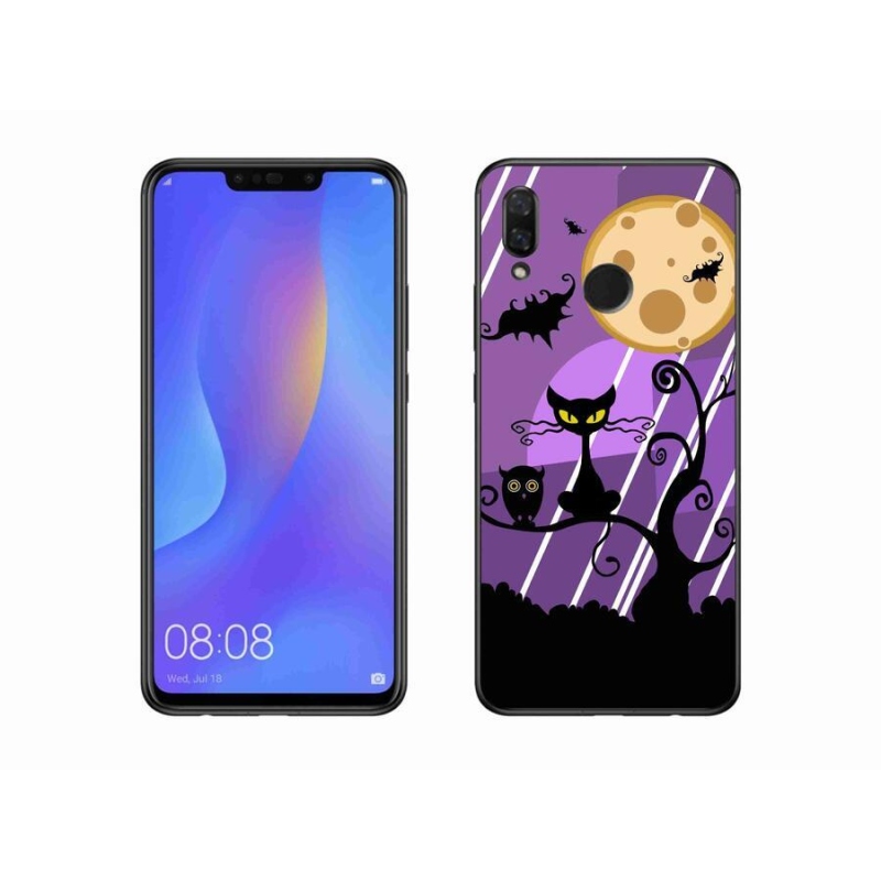 Gelový kryt mmCase na mobil Huawei Nova 3i - halloween