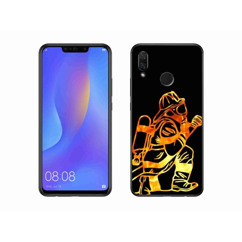 Gelový kryt mmCase na mobil Huawei Nova 3i - hasič 1