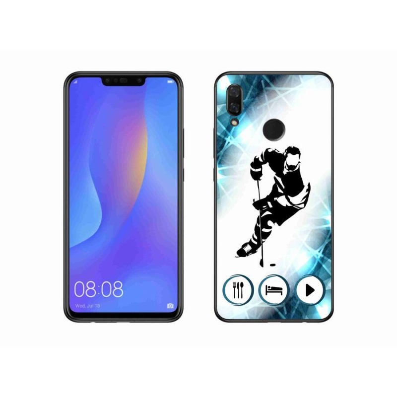Gelový kryt mmCase na mobil Huawei Nova 3i - hokej 1