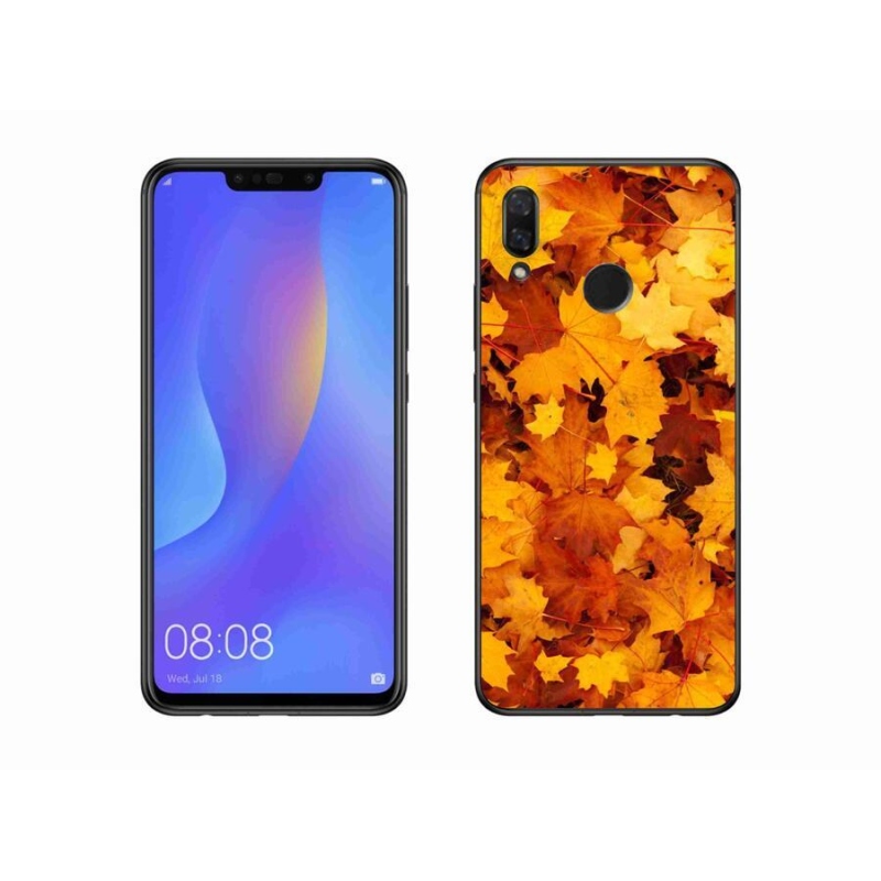 Gelový kryt mmCase na mobil Huawei Nova 3i - javorové listy