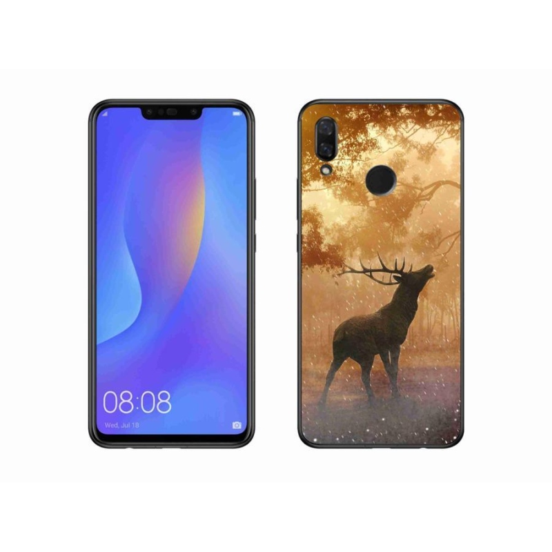 Gelový kryt mmCase na mobil Huawei Nova 3i - jelen v říji
