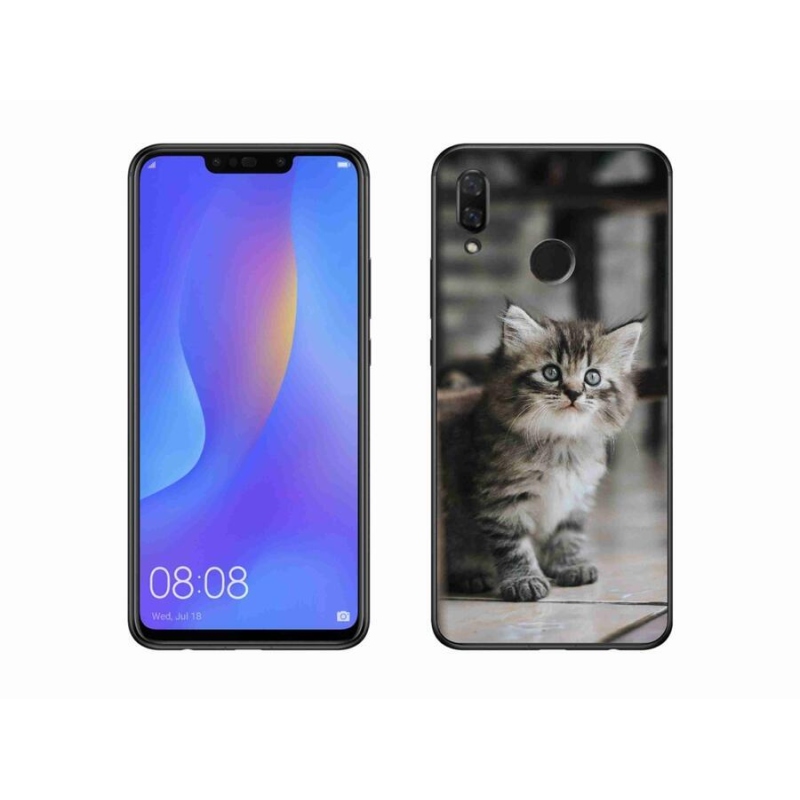 Gelový kryt mmCase na mobil Huawei Nova 3i - koťátko
