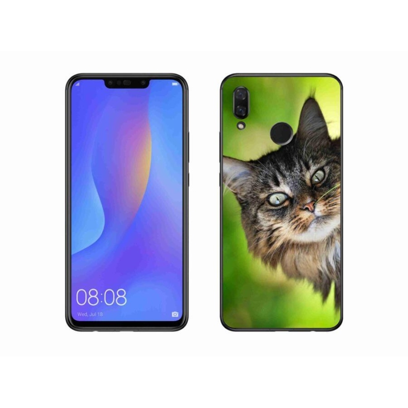 Gelový kryt mmCase na mobil Huawei Nova 3i - kočka 3