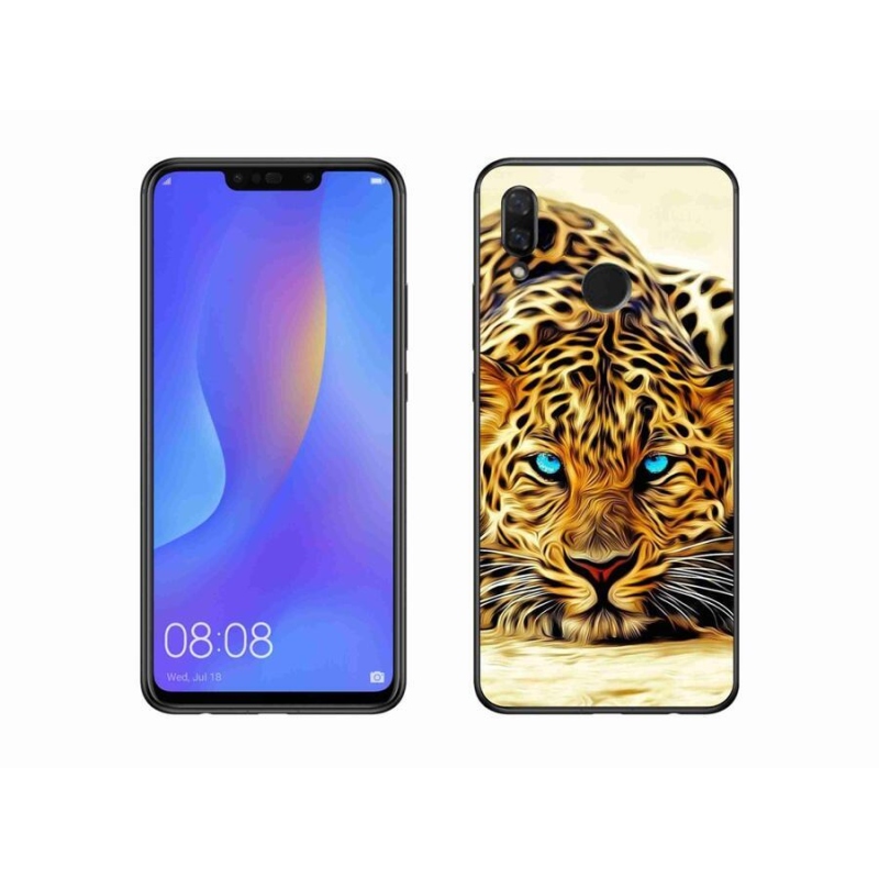 Gelový kryt mmCase na mobil Huawei Nova 3i - kreslený tygr