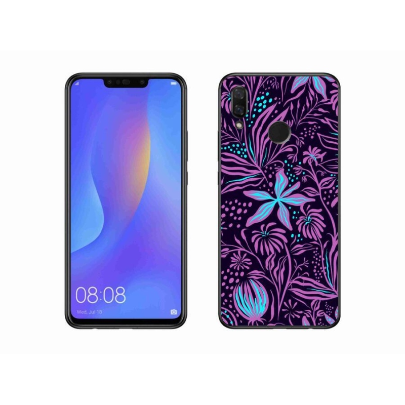 Gelový kryt mmCase na mobil Huawei Nova 3i - květiny 2