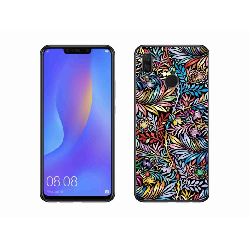 Gelový kryt mmCase na mobil Huawei Nova 3i - květiny 5