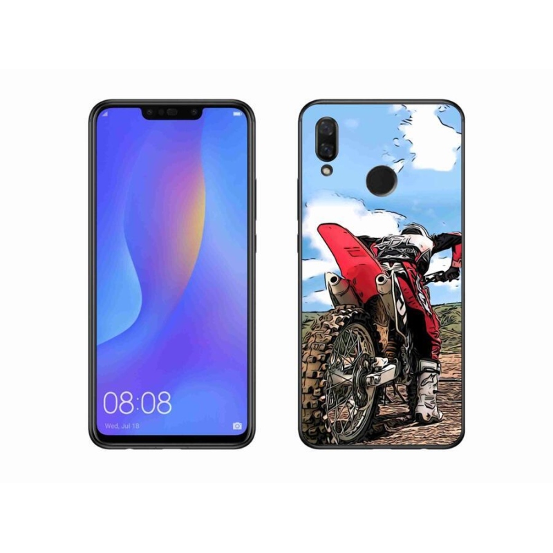 Gelový kryt mmCase na mobil Huawei Nova 3i - moto