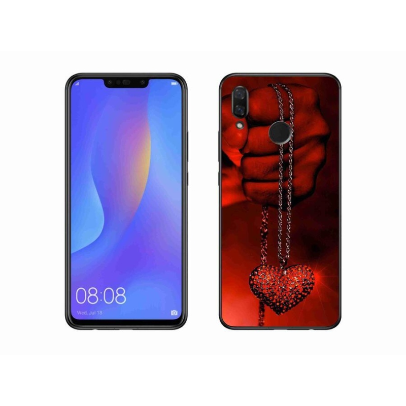 Gelový kryt mmCase na mobil Huawei Nova 3i - náhrdelník
